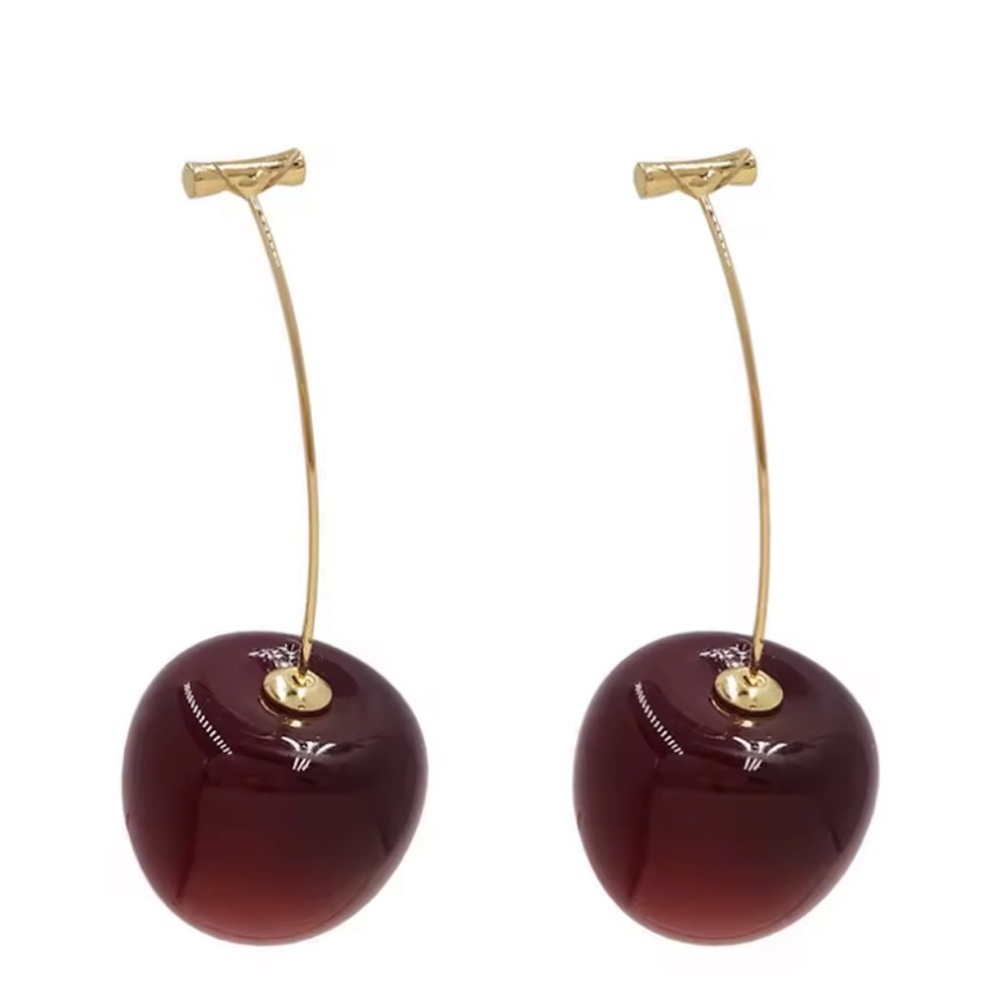 ANTHROPOLOGE 2025 trend CHEER RED anthropologie earrings NWT - Picture 5 of 9